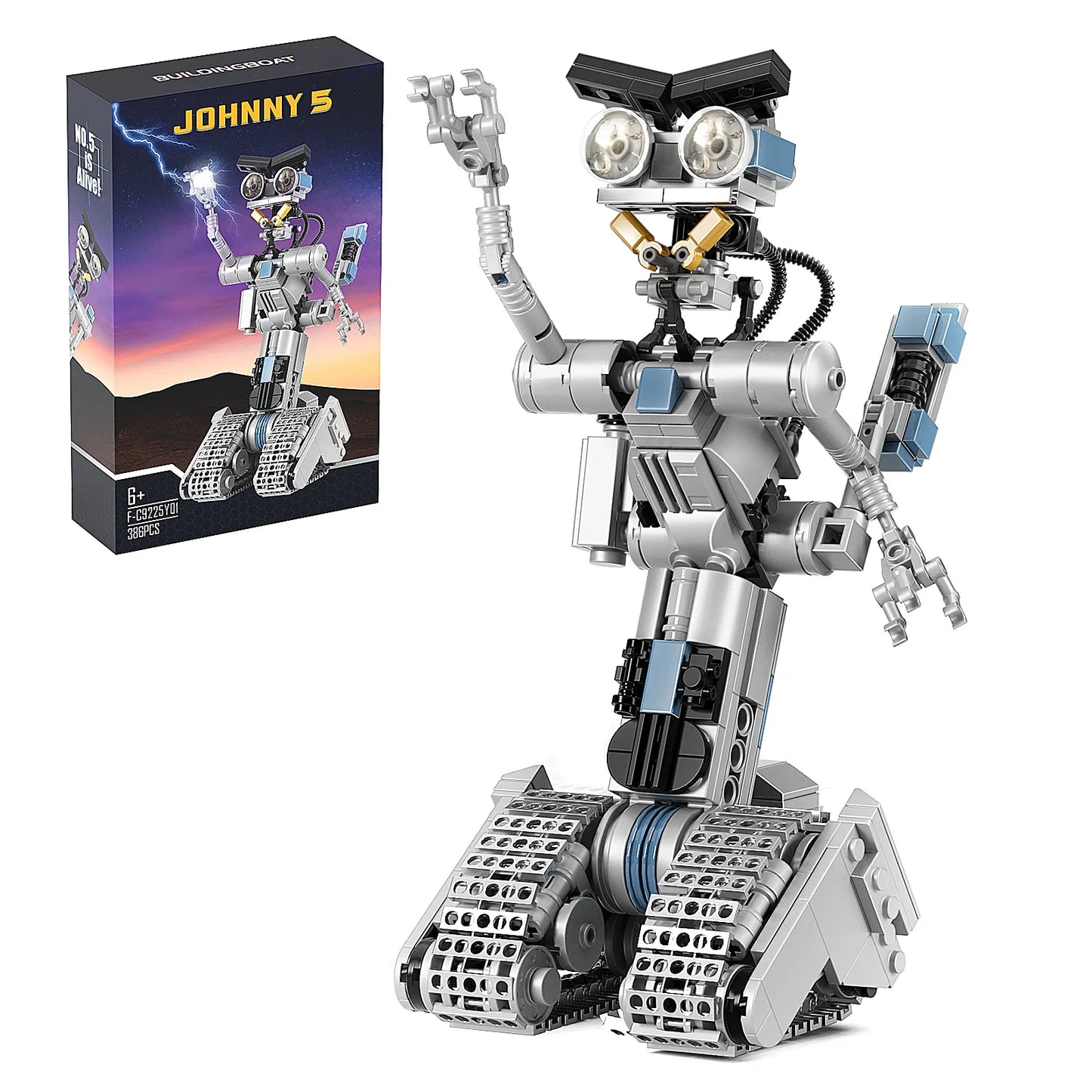 Johnny 5 Robot Building Blocks Set – 1176PCS  Perfect Gift For Kids, Collectors, and Nostalgic Fans