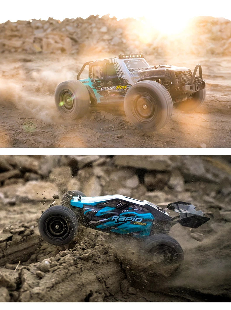 Teeggi 16101 / 16102 PRO 1:16 RC Drift Car – 70KM/H Brushless 4WD Off-Road Monster Truck with LED Lights