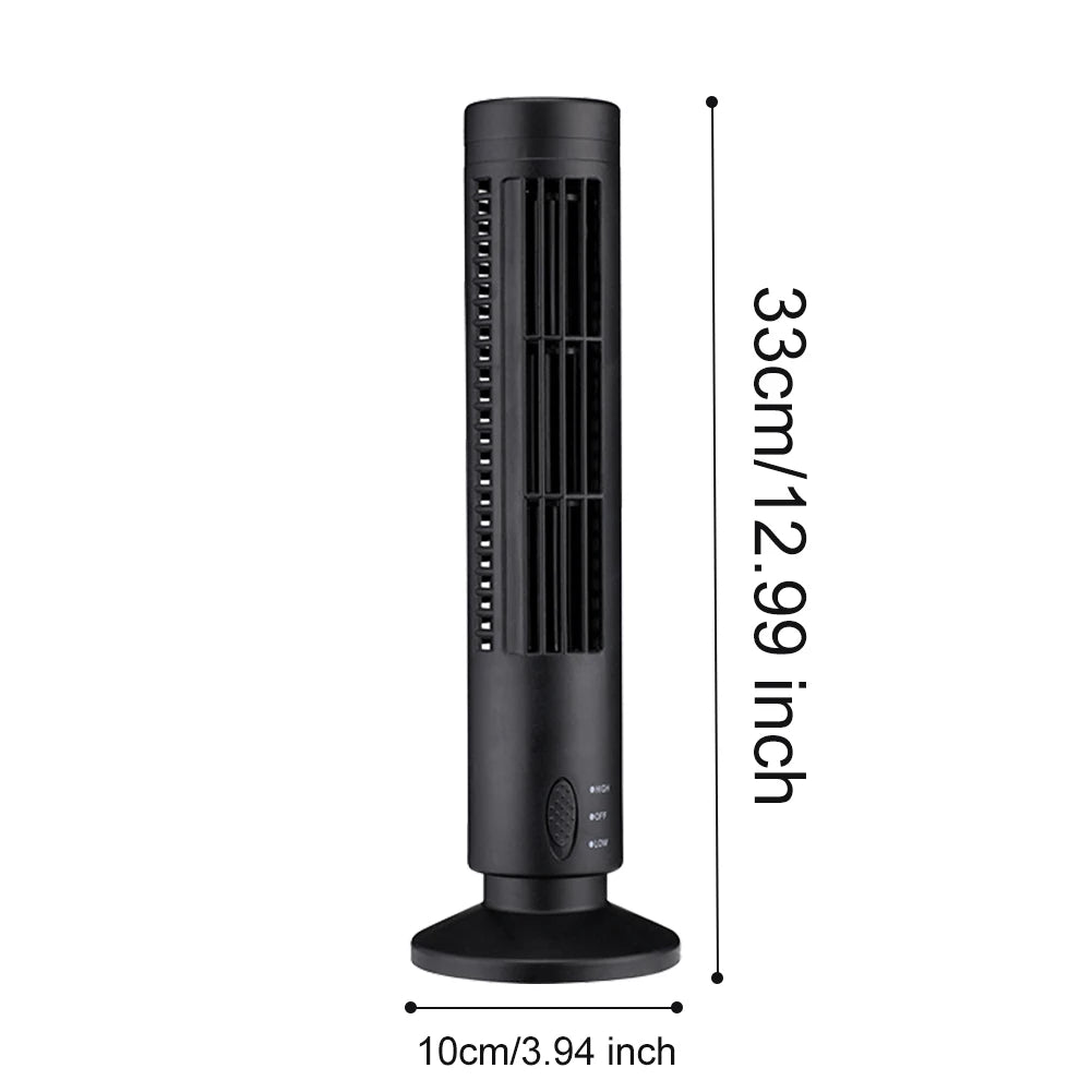 2000mAh Rechargeable Portable Tower Fan