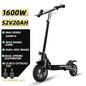 6000W 72V Electric Scooter – High-Speed Off-Road eScooter with Seat, Dual Drive, and LCD Display