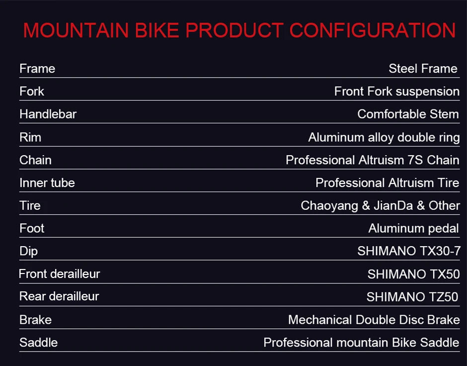 26 Inch Mountain Bike for Men & Women, 21 Speed Dual Suspension Adult Bicycle with Adjustable Disc Brake High Carbon Steel Frame