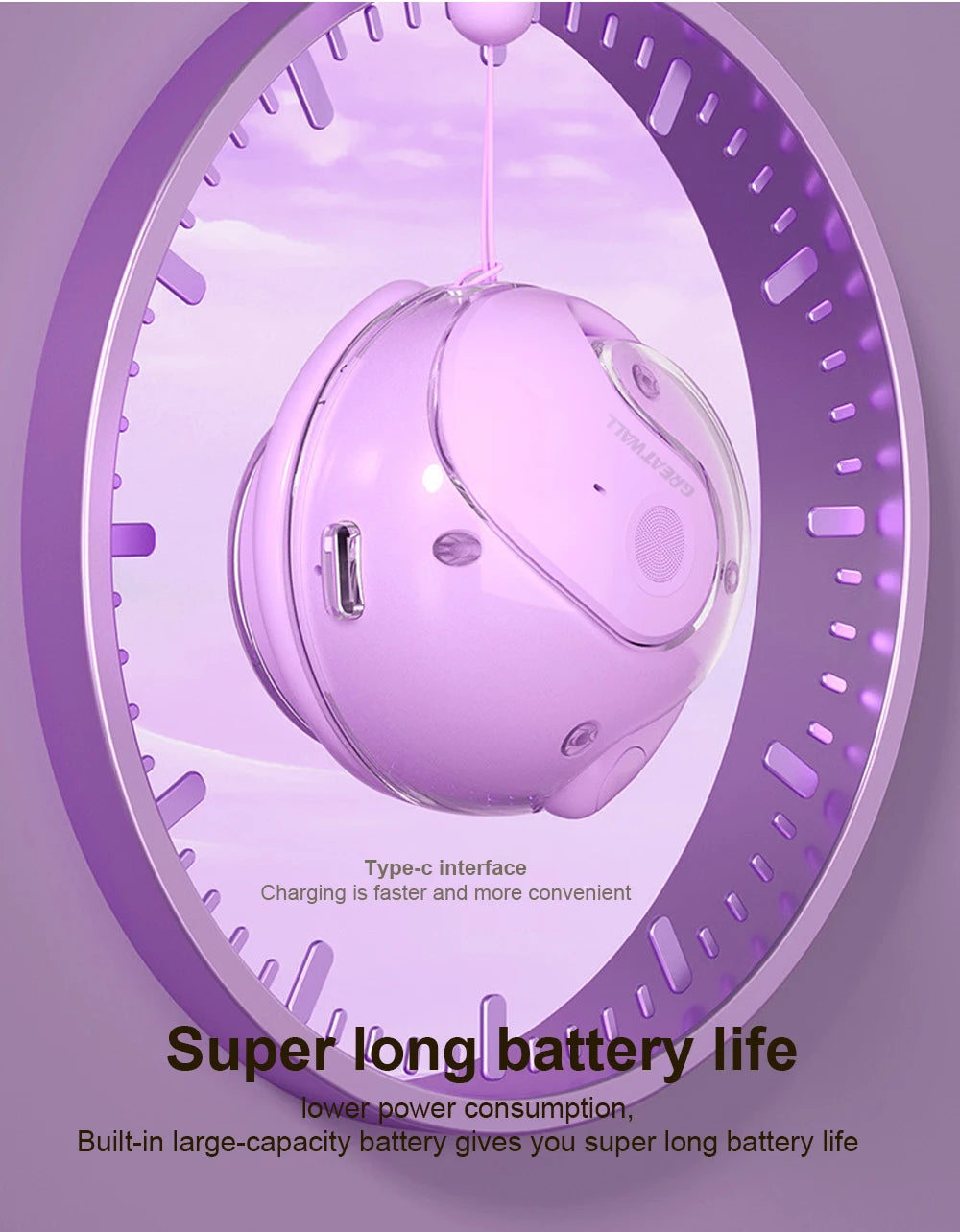 GreatWall AI Real-Time Translation Wireless Bluetooth Earphones