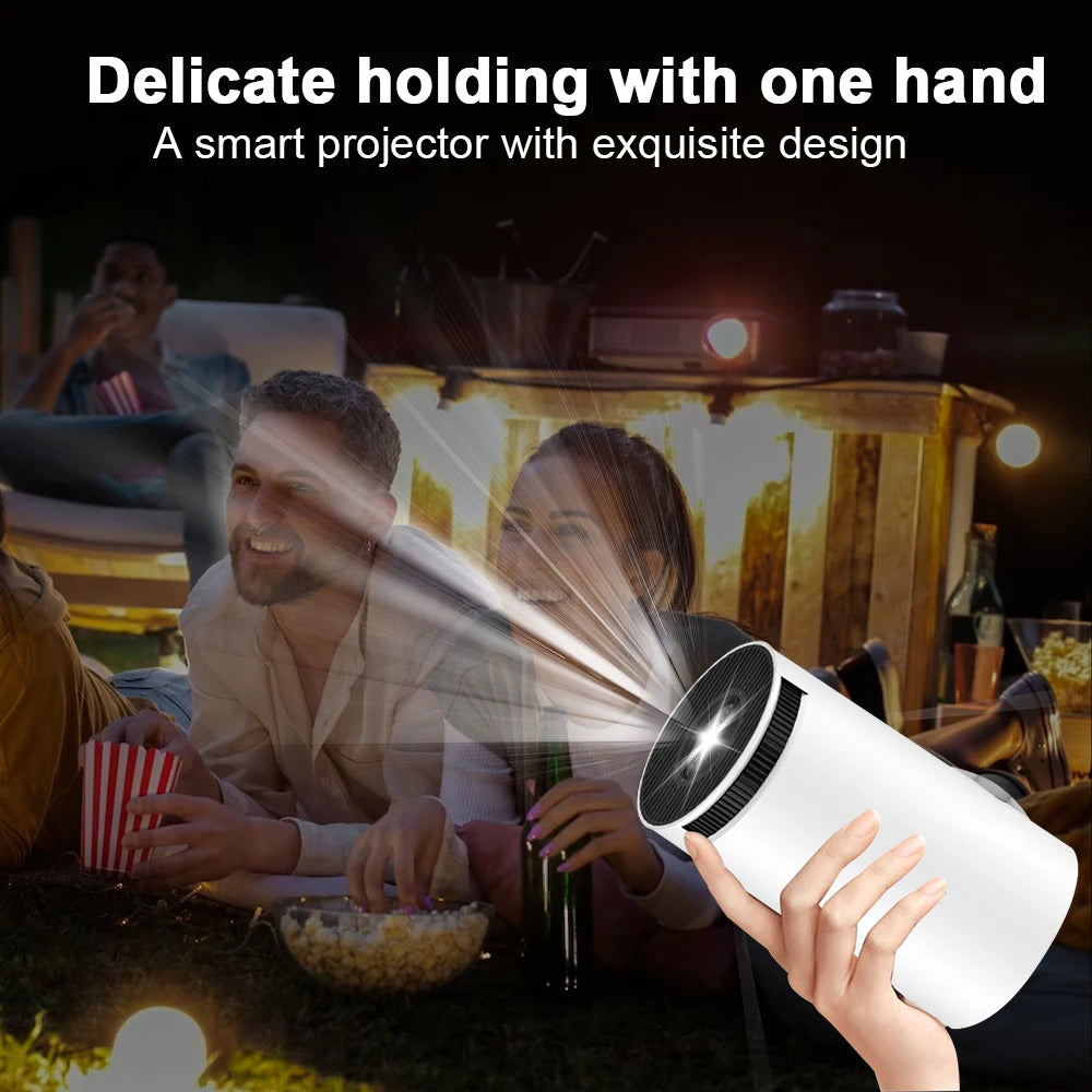 Magcubic HY300 Pro 4K Projector – 260 ANSI Lumens, Android 11, WiFi 6, Bluetooth 5.0 – Compact 180° Rotating Portable Home Theater