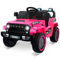 12V Electric Ride-On Truck for Kids – Battery-Powered Vehicle with Remote Control, LED Lights, Music & Spring Suspension