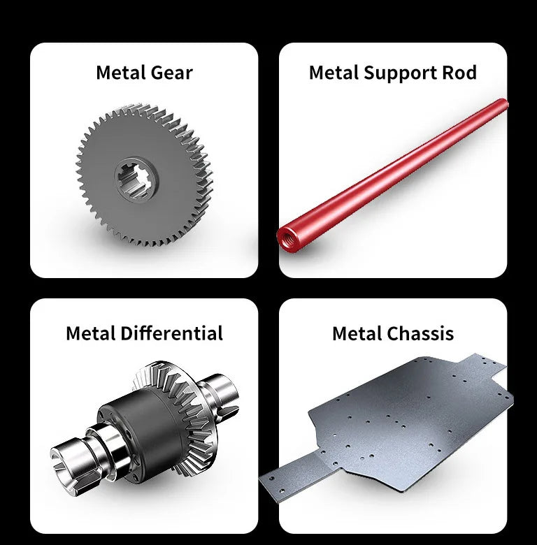 MJX Hyper Go 14304 1:14 Volkswagen Polo R WRC Brushless RC Car – 42KM/H Drift Rally Racer with Gyro, Lights & Metal Chassis