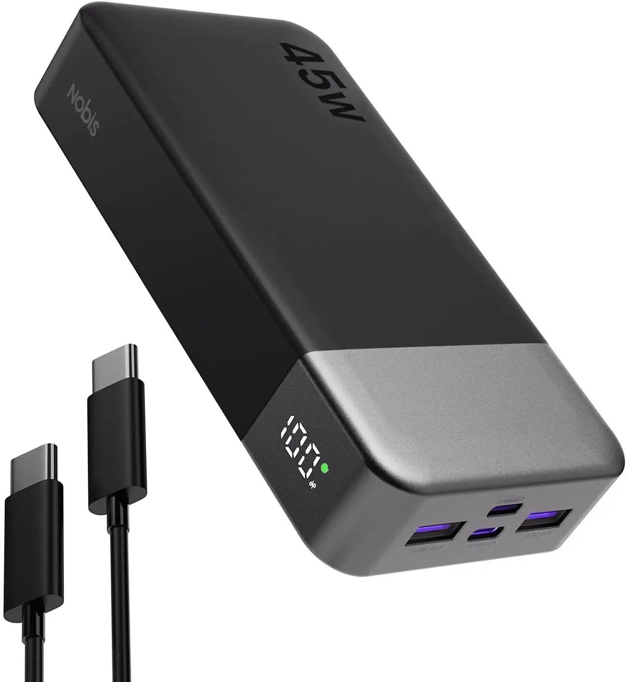 NOBIS 45W Fast Charging Power Bank 20000mAh Portable Charger
