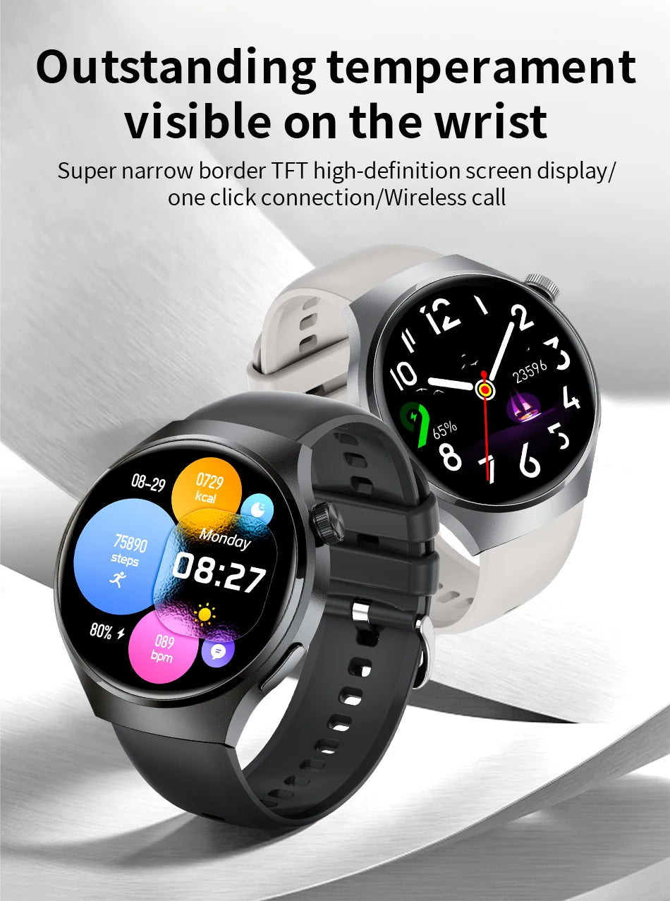 LIGE NFC Smart Watch – HD Display, Bluetooth Call, Fitness & Health Tracker, IP68 Waterproof