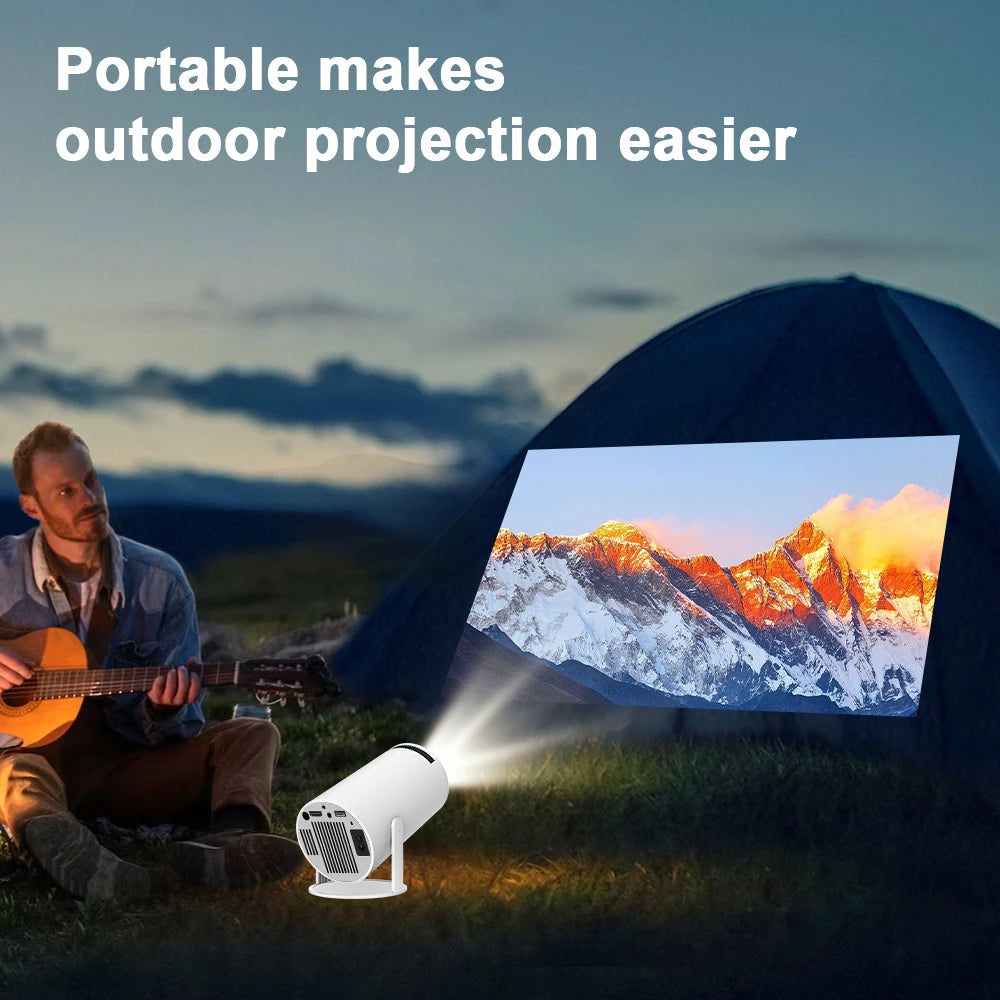 Magcubic HY300 Pro 4K Projector – 260 ANSI Lumens, Android 11, WiFi 6, Bluetooth 5.0 – Compact 180° Rotating Portable Home Theater
