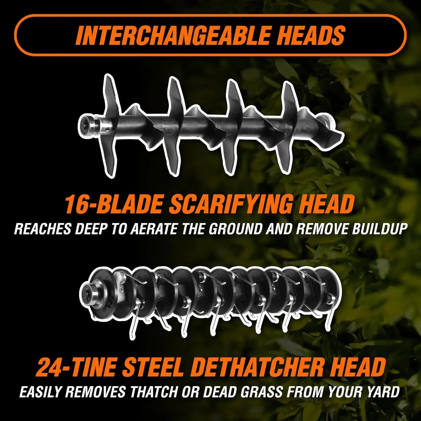 15-Inch 13-Amp 2-in-1 Electric Dethatcher and Scarifier with 12-Gallon Collection Bag (DT1315)