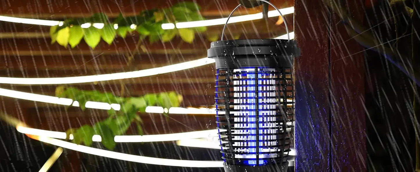 PALONE Solar Bug Zapper – 2-in-1 Mosquito Killer & Camping Light (4500V)