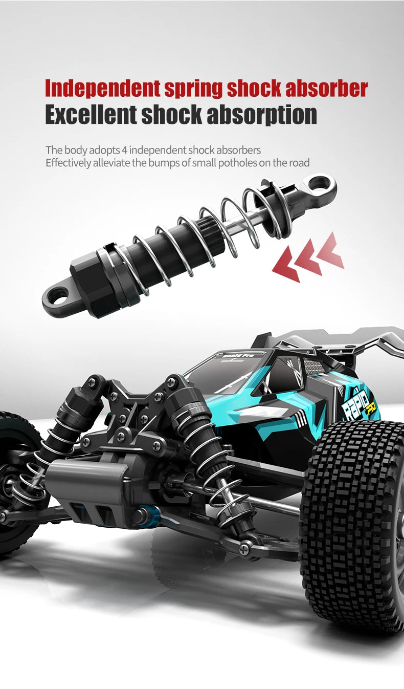 Teeggi 16101 / 16102 PRO 1:16 RC Drift Car – 70KM/H Brushless 4WD Off-Road Monster Truck with LED Lights