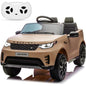 12V Licensed Land Rover 2 Seater Ride on Car for Kids with 2.4g Remote Control Double Doors LED Light 2.8 MPH Max Speed