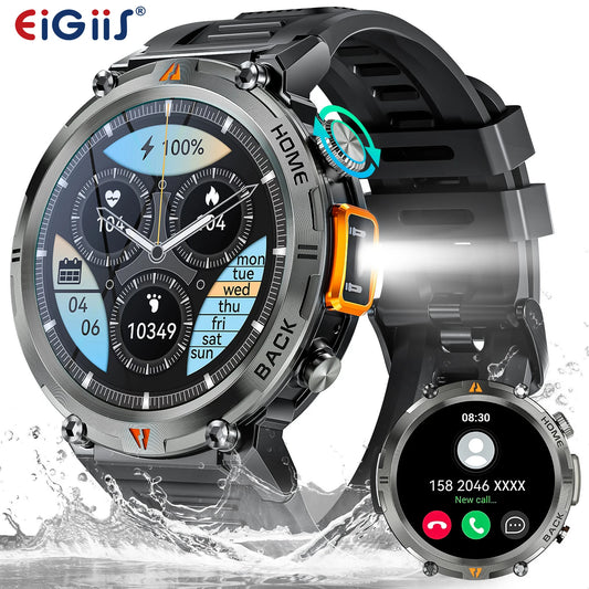 EIGIIS KE3 2025 Bluetooth Smartwatch for Men