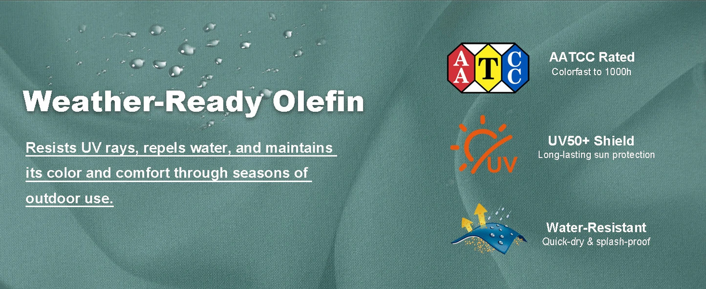 Aluminum Outdoor Patio Conversation Set with Coffee Table