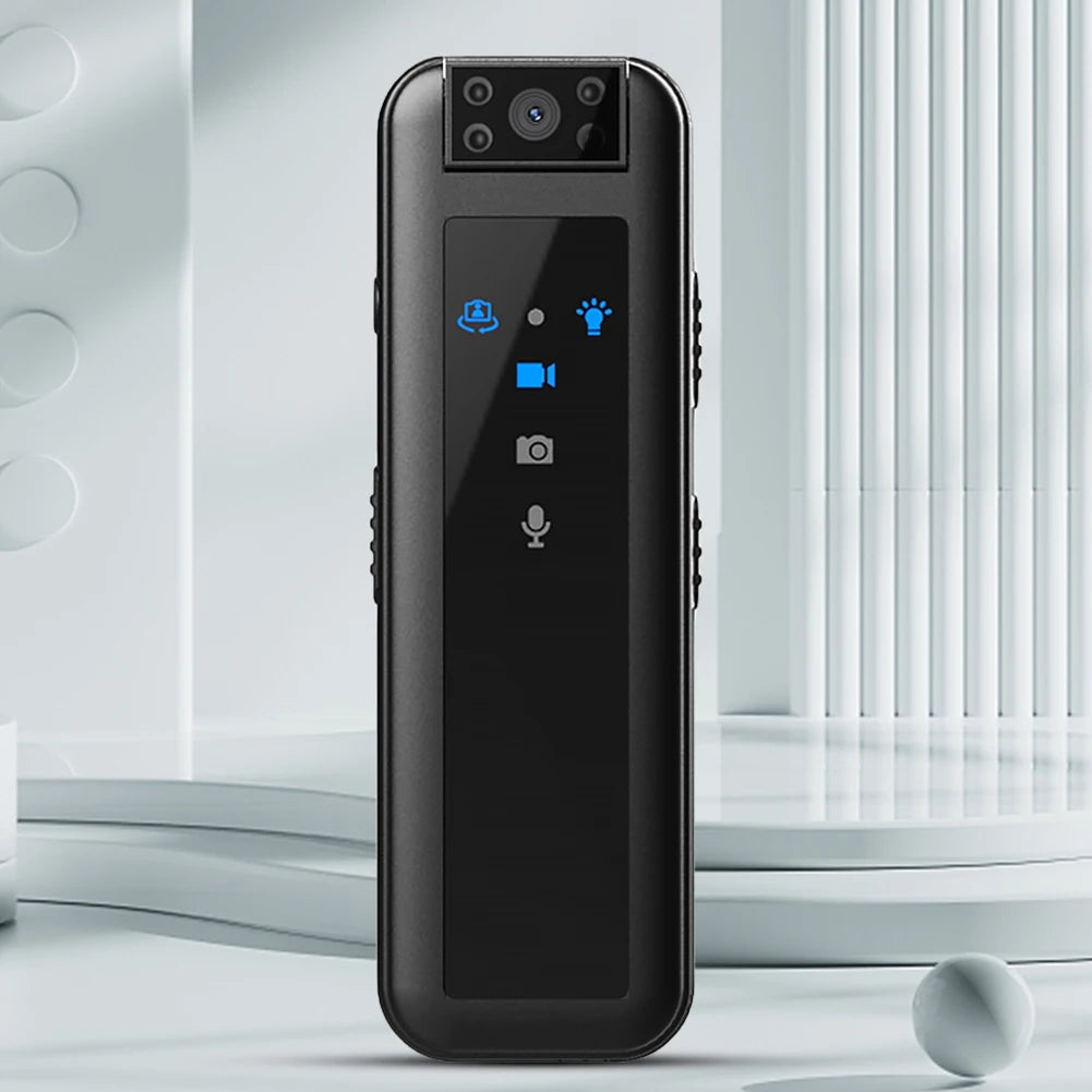 Mini HD 1080P Body Camera with Night Vision & 180° Rotating Lens