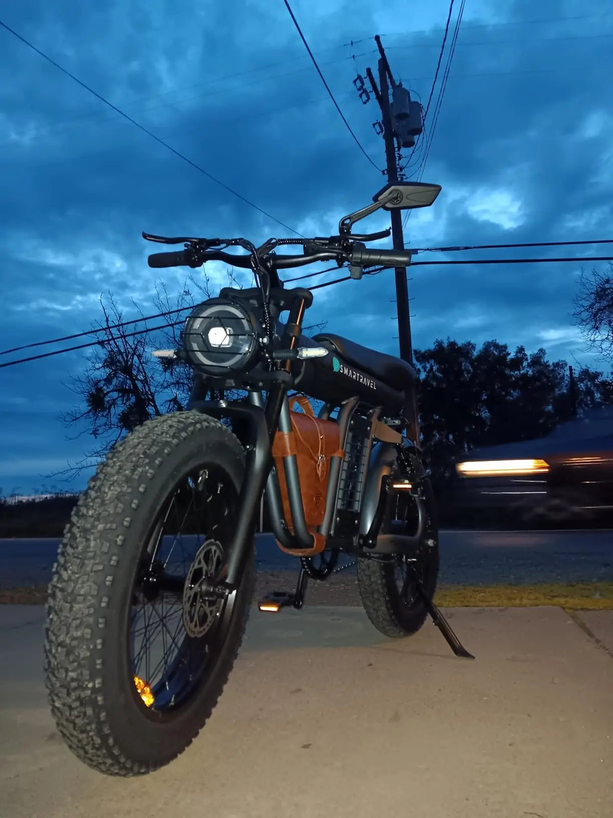 SmartTravel 1200W Electric Bike for Adults – 48V 23Ah Battery, 32MPH Fat Tire Commuter E-Bike with Full Suspension & Hydraulic Brakes