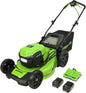 Greenworks 48V 21" Self-Propelled Cordless Lawn Mower – Brushless Motor, 4-in-1 Cutting, Dual 5.0Ah Batteries & Charger, 45 Min Runtime