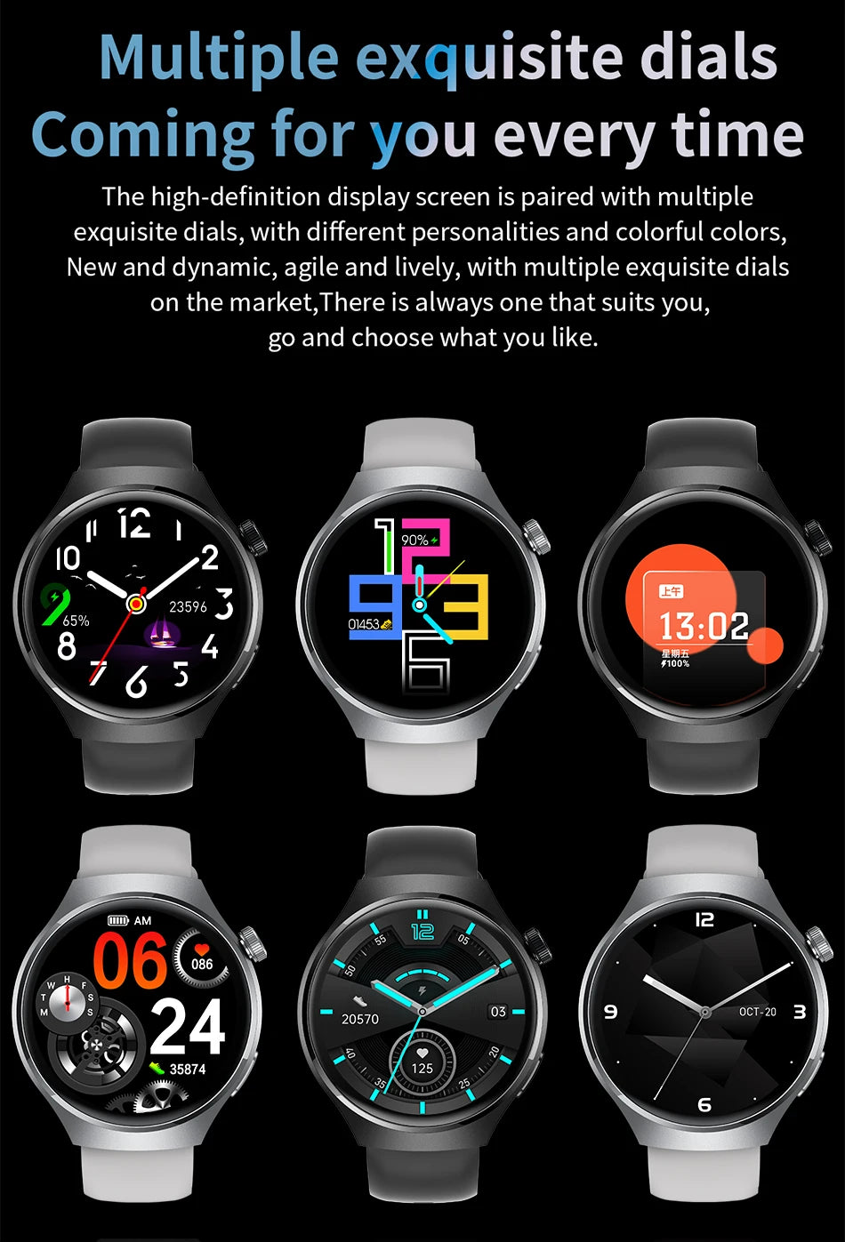 LIGE NFC Smart Watch – HD Display, Bluetooth Call, Fitness & Health Tracker, IP68 Waterproof