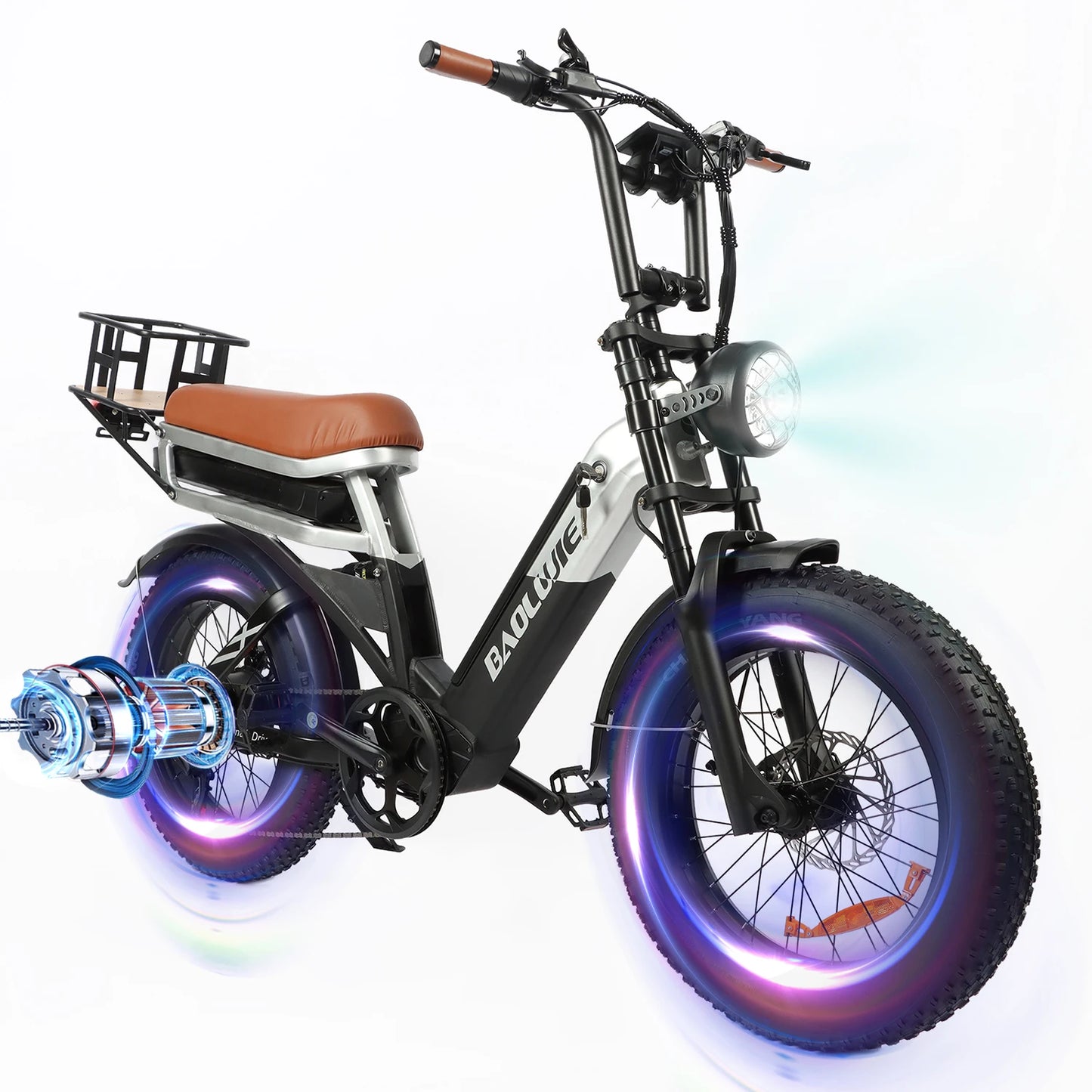 BAOLUJIE DM01 Electric Bikes – 2000W /3000W Brushless Motor, 60V 30Ah Battery, 42MPH Top Speed 16 Variants