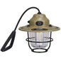 Retro LED Camping Lantern with Type-C Charging & 4 Light Modes
