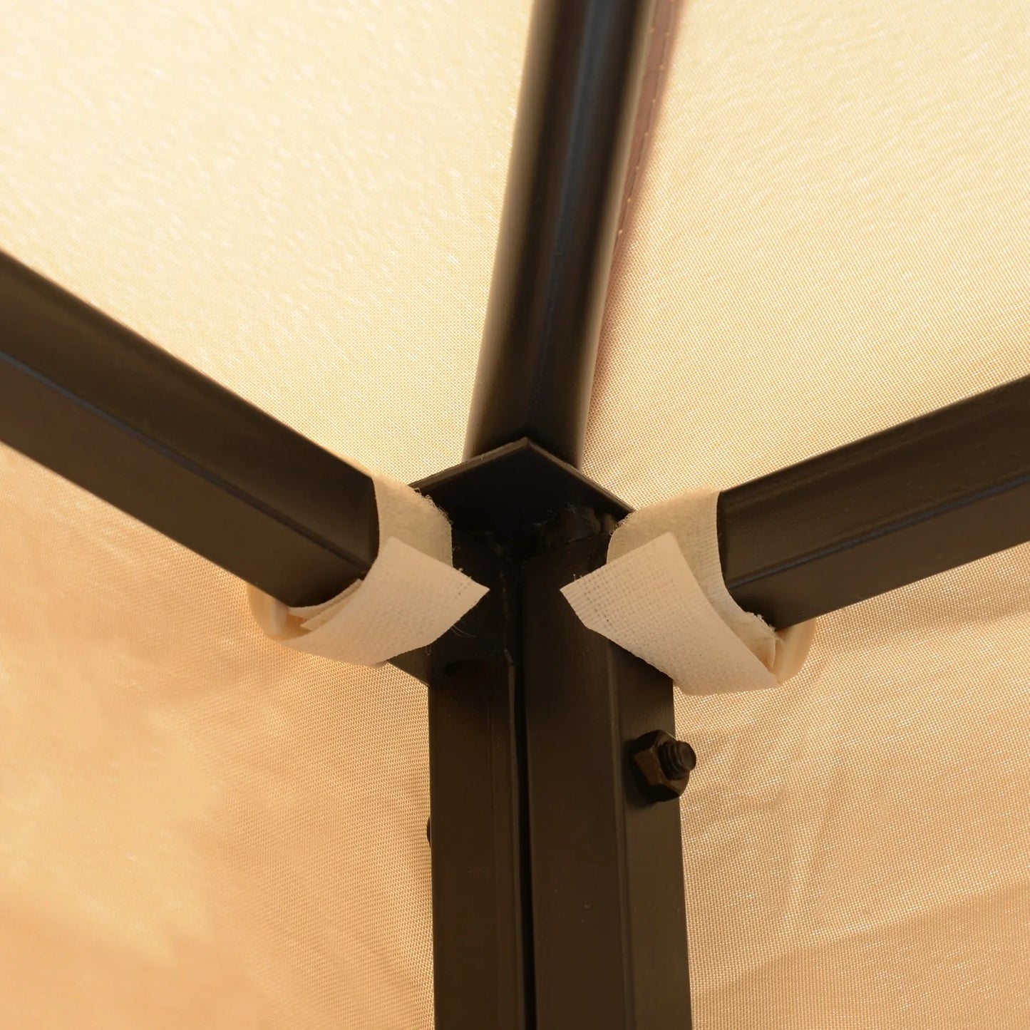 10' x 10' Outdoor Gazebo Canopy Tent with Vented Soft Top and Mesh Sidewalls