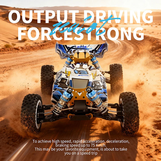 WLtoys 1:12 Scale 4WD Brushless RC Car – 75km/h High-Speed Electric Racing Vehicle for Adults & Teens