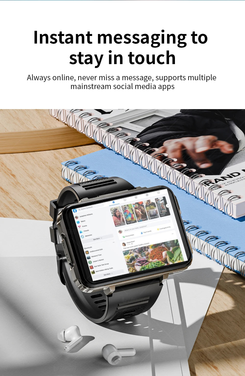 LOKMAT APPLLP 5 MAX Smart Android Watch Phone