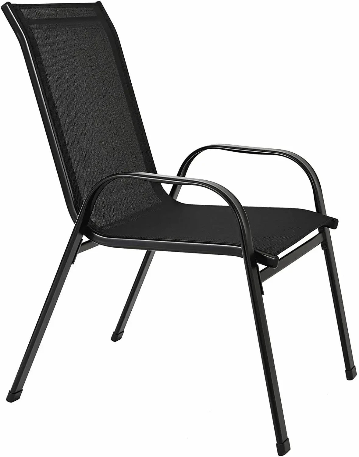 4PCS Outdoor Garden Chairs – Stackable Patio Seating Set