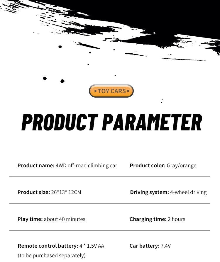 C8801 1:18 RC Climbing Jeep – 4WD Off-Road Rock Crawler with Lights, 2.4GHz Remote, 370 Motor & Simulation Body