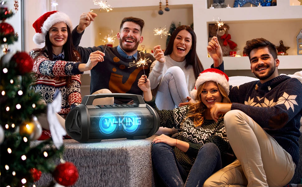 W-KING 70W RMS Bluetooth Portable Speaker,  Speaker Wireless Loud IPX6 Waterproof Bluetooth Speakers with Subwoofer/Bass Boost