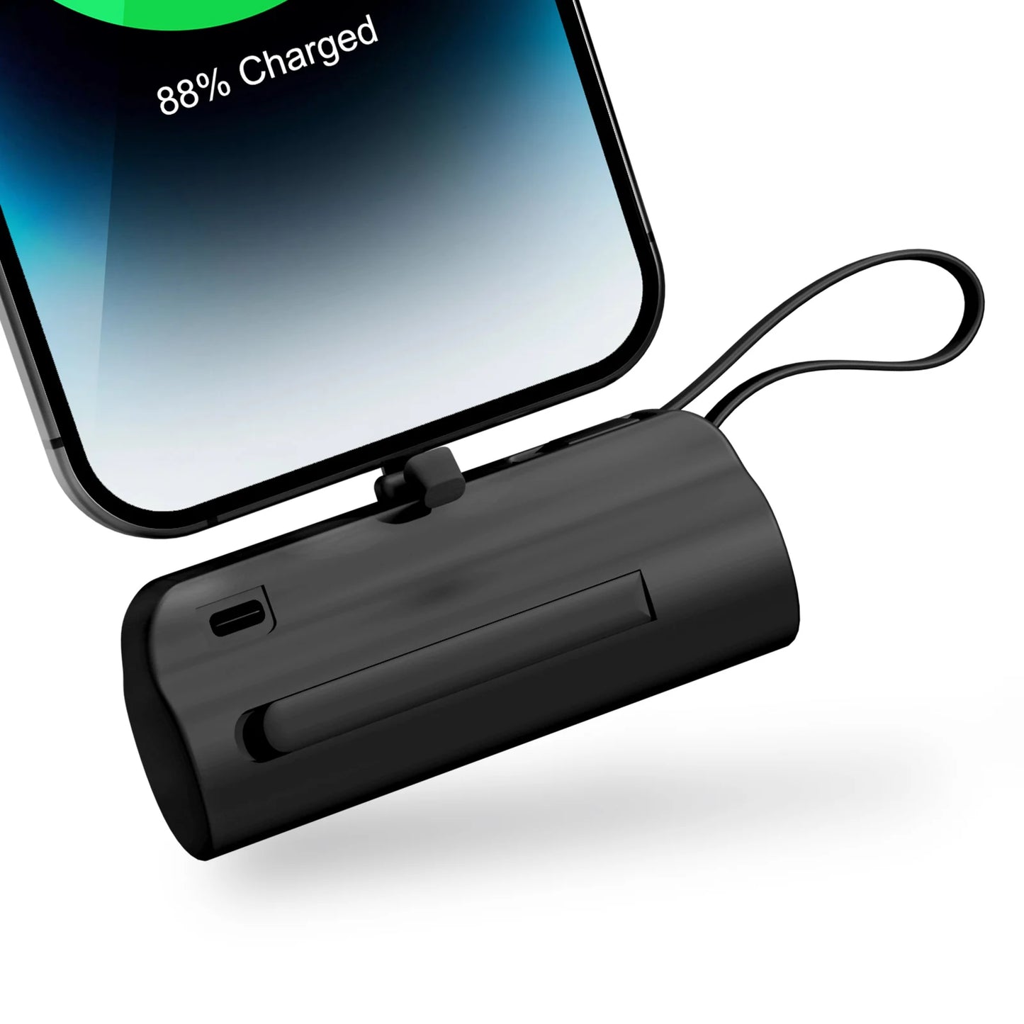 Mini Portable Power Bank 4500mAh – Capsule Charger with Dual USB-C Ports