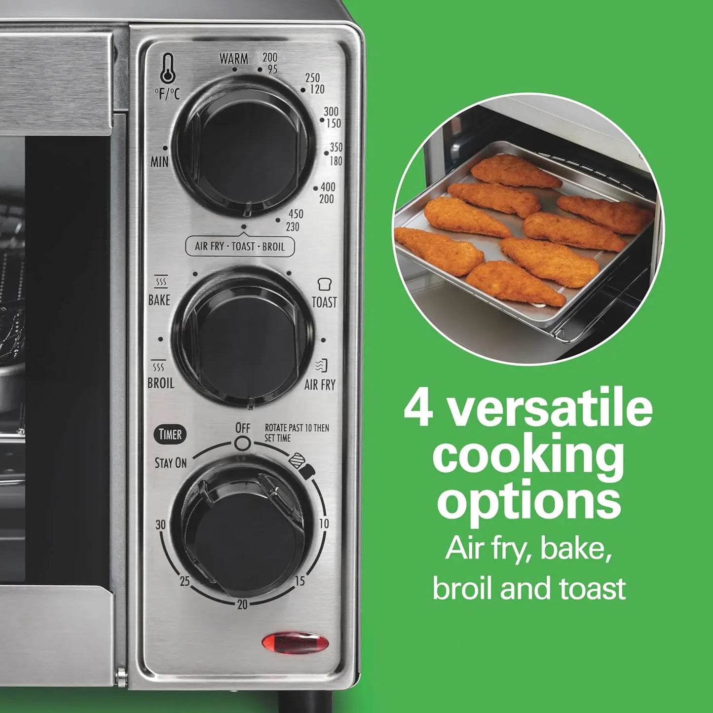 Hamilton Beach Sure-Crisp Toaster Oven Air Fryer Combo + Vegetable Chopper & Mini Food Processor