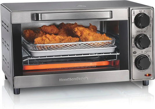 Hamilton Beach Sure-Crisp Toaster Oven Air Fryer Combo + Vegetable Chopper & Mini Food Processor