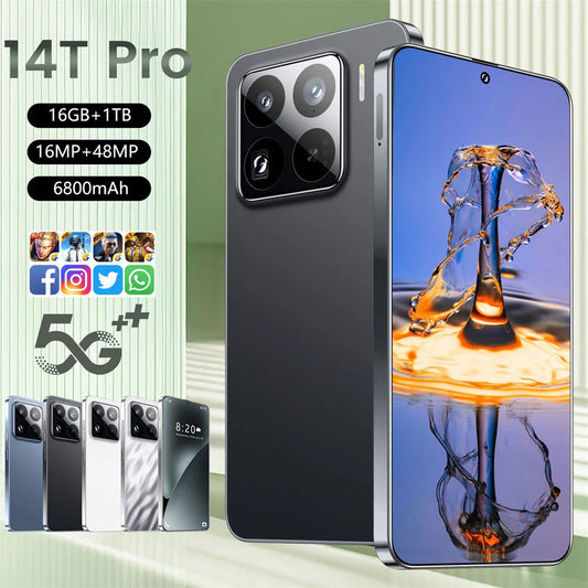 14T Pro 7.0" 5G Smartphone with 48MP Rear Camera, 16MP Front Camera & 6800mAh Battery
