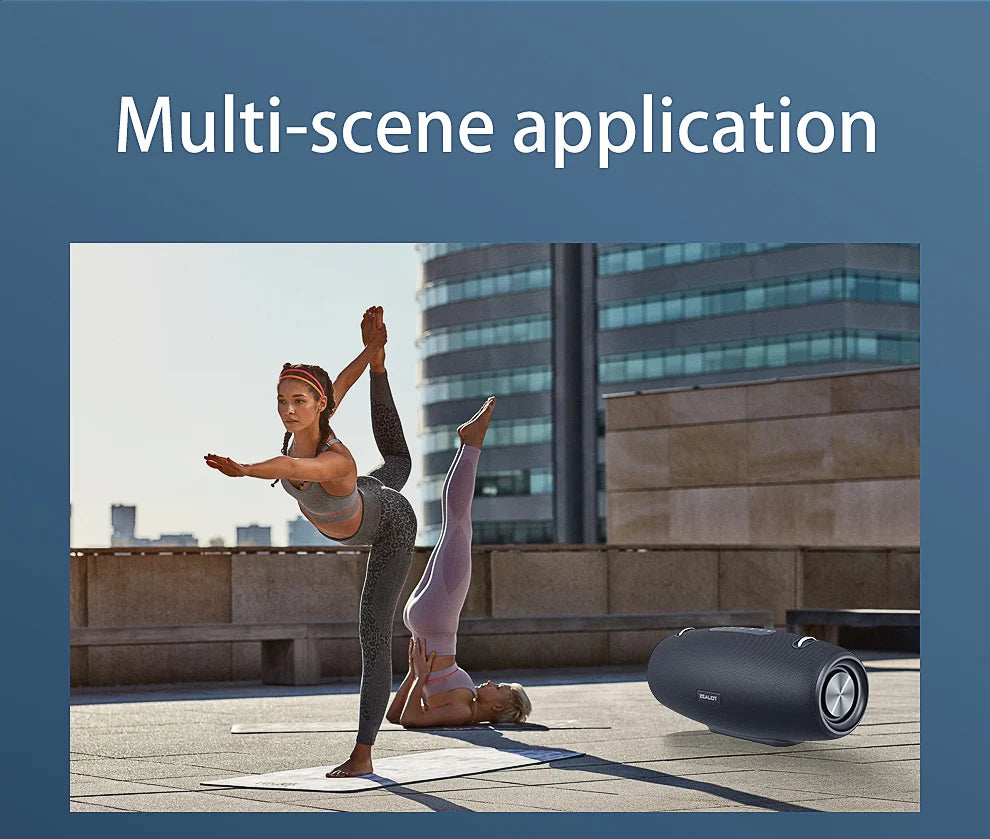 Zealot S67 Wireless Speaker with Shoulder Strap – Outdoor Waterproof Portable Speaker with Loud Stereo & Booming Bass, 40H Playtime