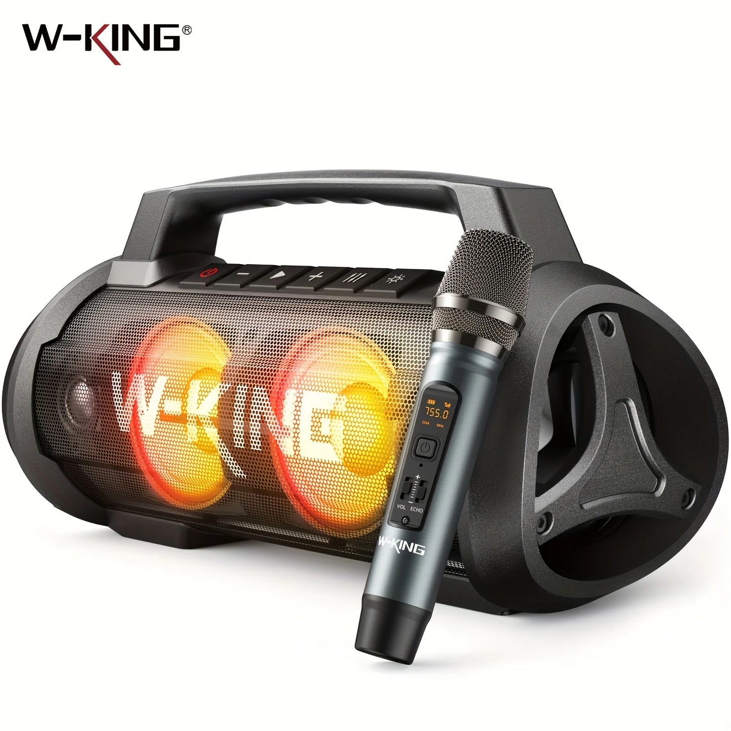 W-KING 70W RMS Bluetooth Portable Speaker,  Speaker Wireless Loud IPX6 Waterproof Bluetooth Speakers with Subwoofer/Bass Boost