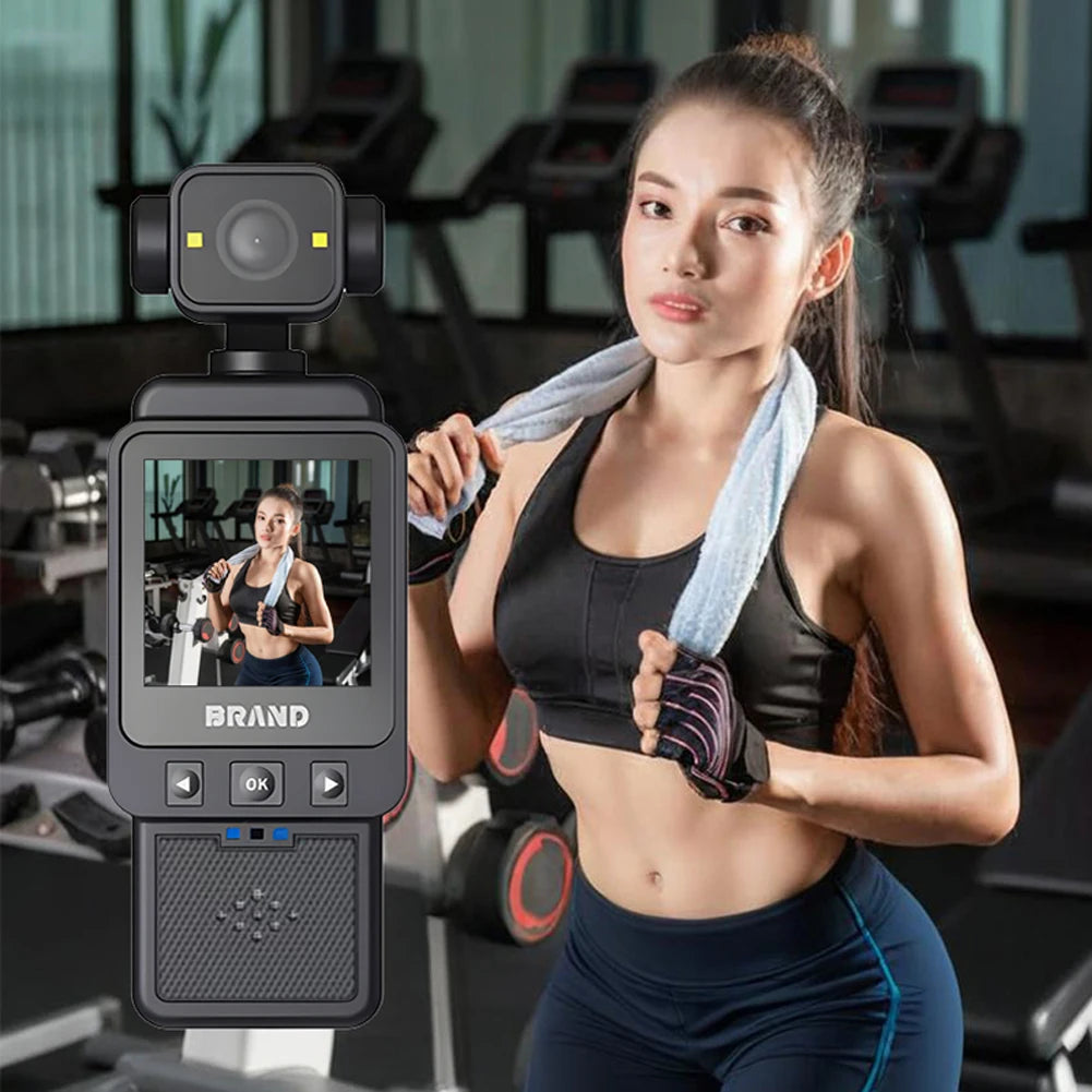1080P WiFi Mini Body Camera with Rotating Lens & Mobile App Control