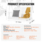 Wooden Porch Swing 5 FT – Heavy-Duty Outdoor Hanging Bench