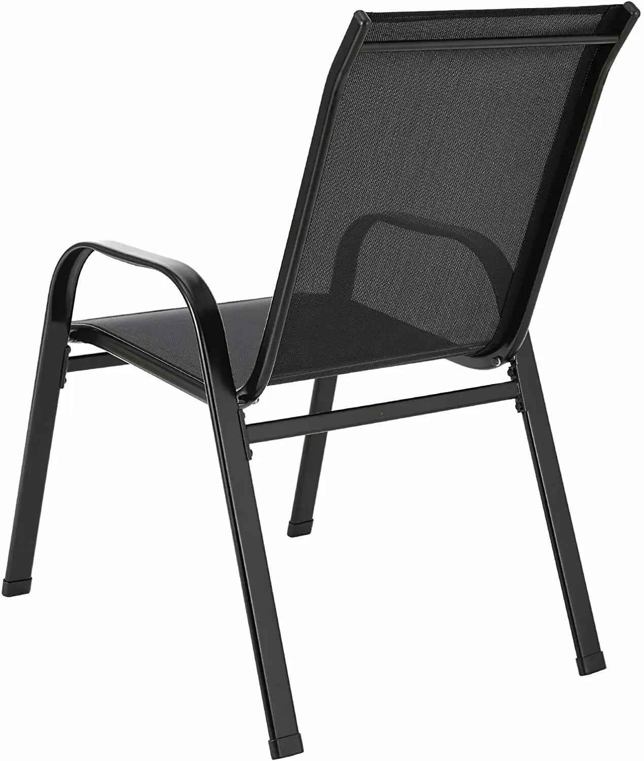 4PCS Outdoor Garden Chairs – Stackable Patio Seating Set