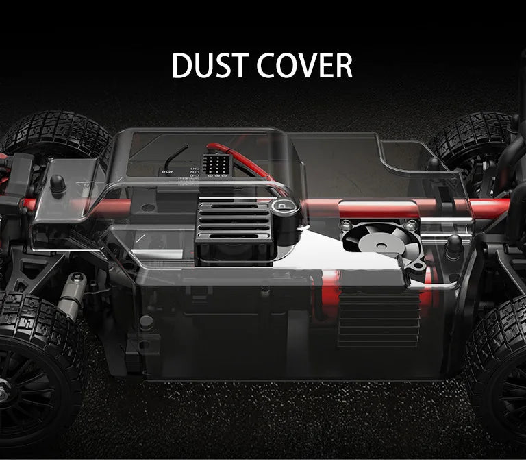 MJX Hyper Go 14304 1:14 Volkswagen Polo R WRC Brushless RC Car – 42KM/H Drift Rally Racer with Gyro, Lights & Metal Chassis