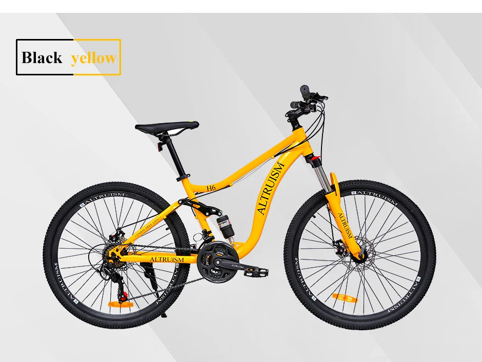 26” 21-Speed Full Suspension Mountain Bike – Durable, Smooth & Adventure-Ready
