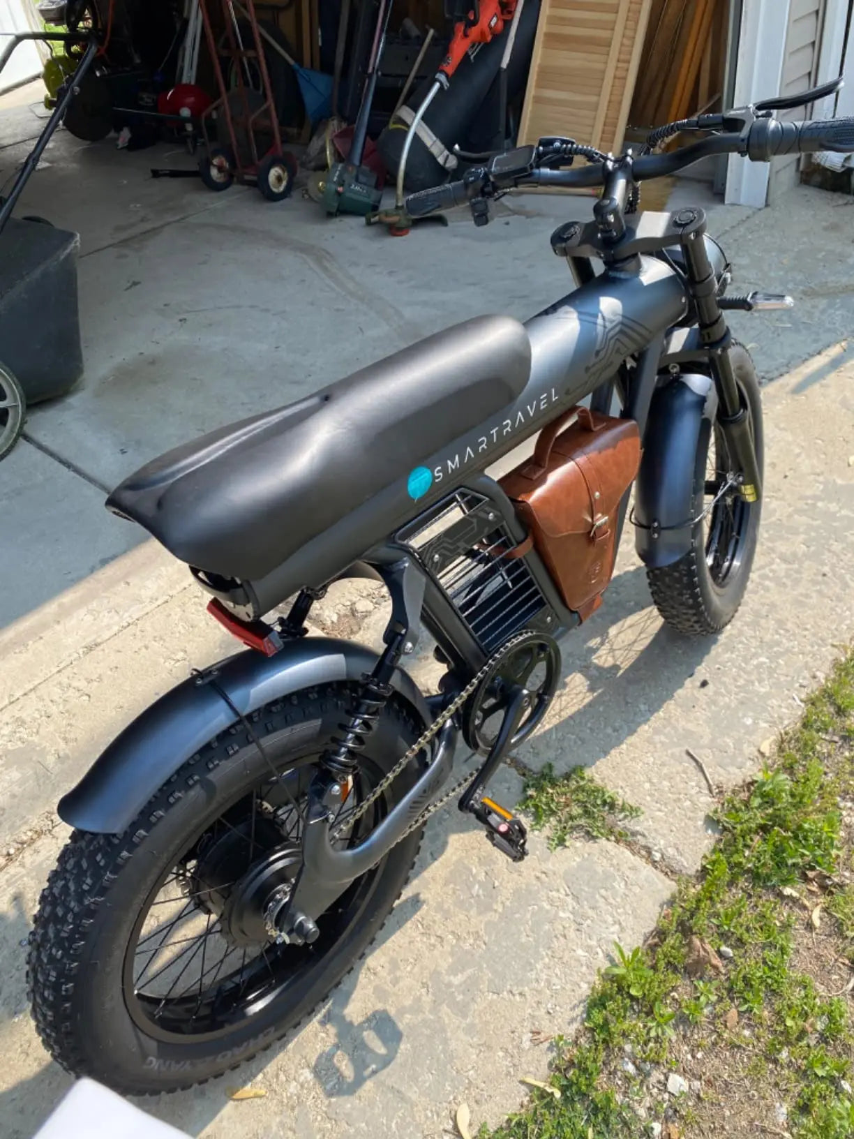 SmartTravel 1200W Electric Bike for Adults – 48V 23Ah Battery, 32MPH Fat Tire Commuter E-Bike with Full Suspension & Hydraulic Brakes