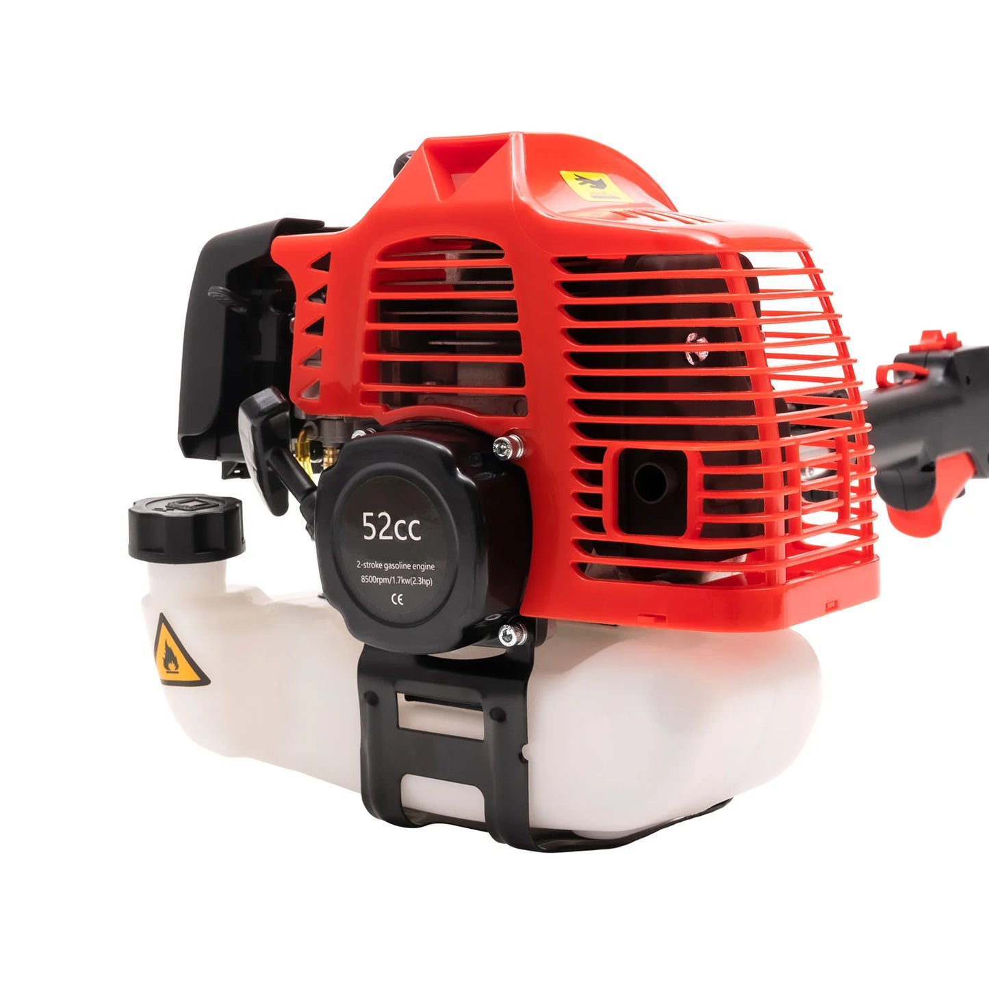 2.3HP 52CC Gas Power Walk Behind Sweeper – Handheld Outdoor Broom for Snow, Leaves, Mud, and Artificial Grass | Heavy-Duty 2-Stroke Engine