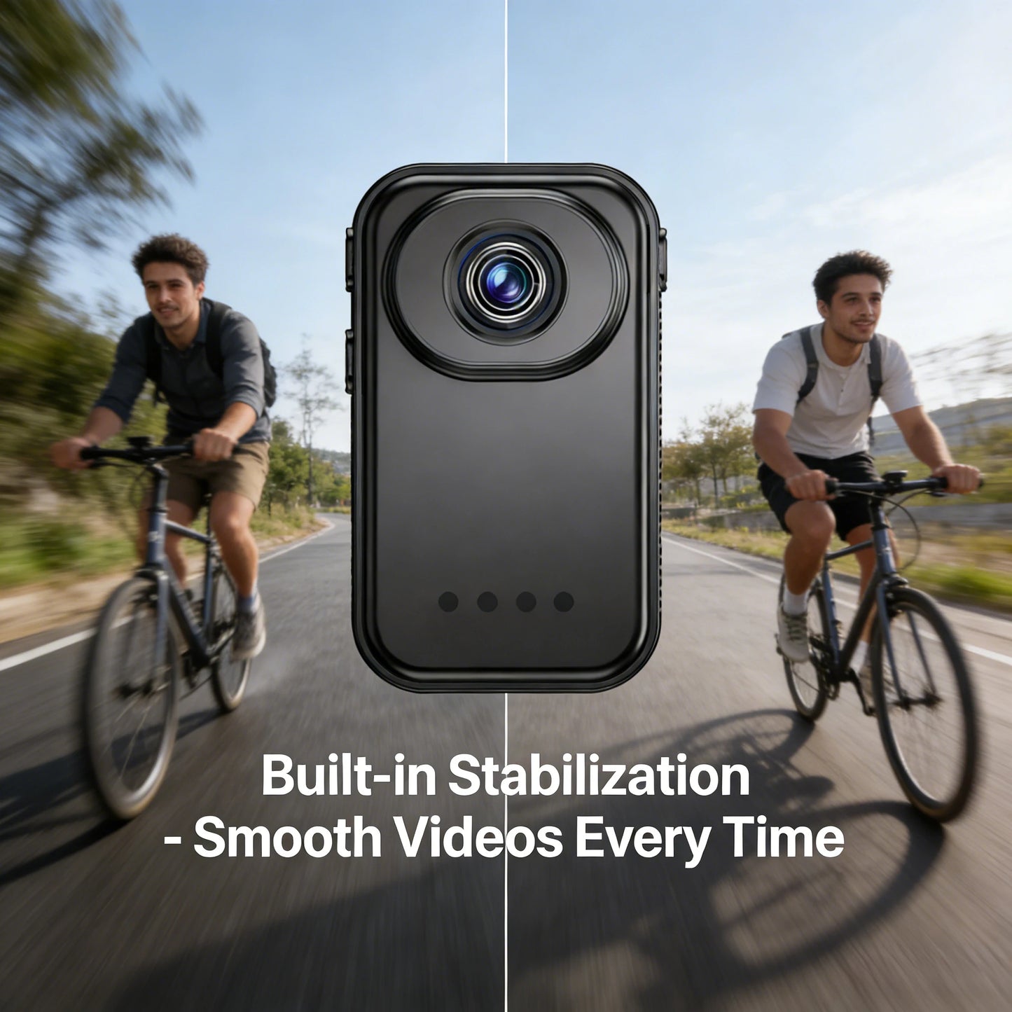 1.44" HD 1080P Thumb-Sized Action Camera with Memory Card & IPS Screen