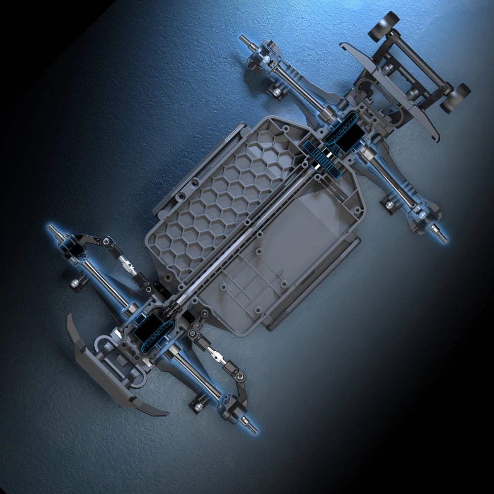 MJX Hyper Go 16207 1/16 RC Car – 70KM/H Brushless Off-Road 4WD Truck with 3S Battery & Metal Chassis