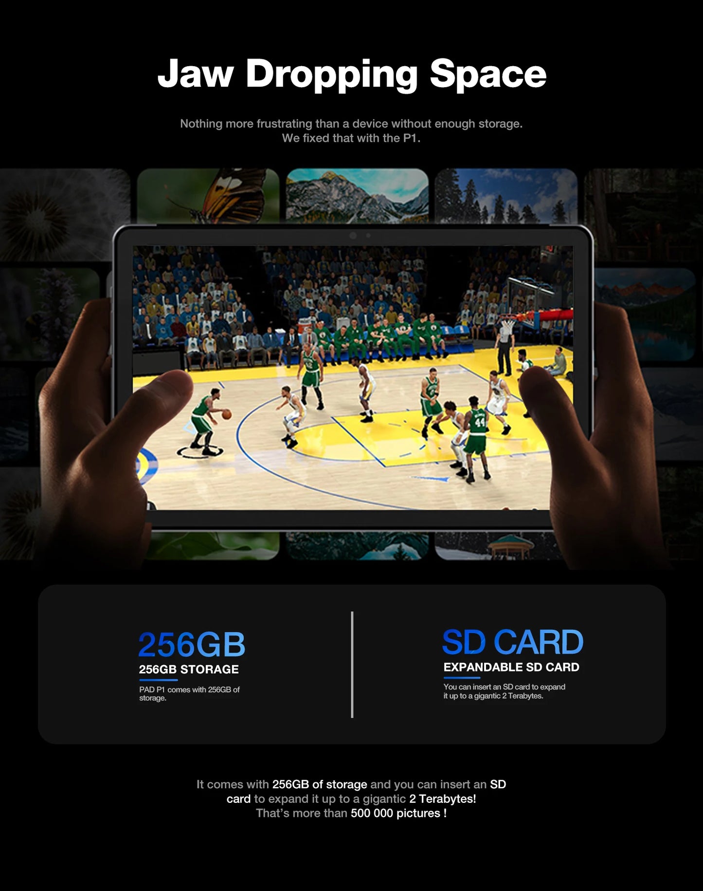 AGM PAD P1 Waterproof 10.36” FHD+ Rugged Android Tablet – 8GB+256GB