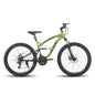Hiland 26” Full Suspension Mountain Bike 21-Speed Dual Disc Brake Bicycle