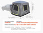SucceBuy SUV Camping Tent for 5-8 People with Shade Awning & Waterproof Double-Layer Design