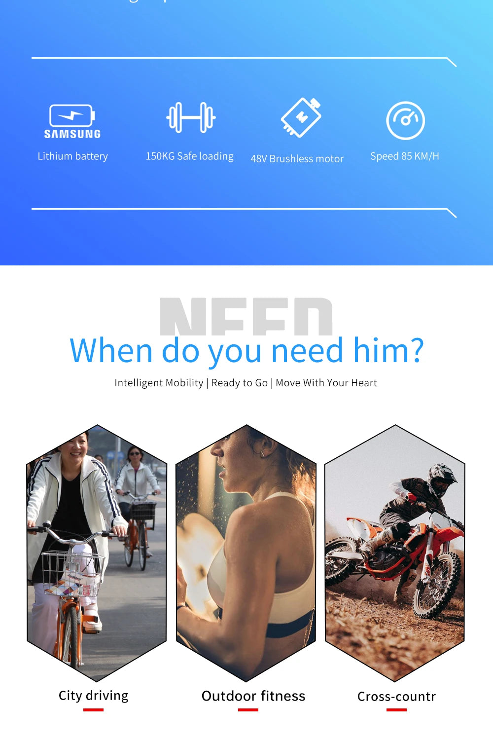 EKXBIKE X21 Max Electric Motorcycle – 3000W Brushless Motor, 60V 30Ah Battery, 85KM/H Speed, Off-Road E-Bike for Adults