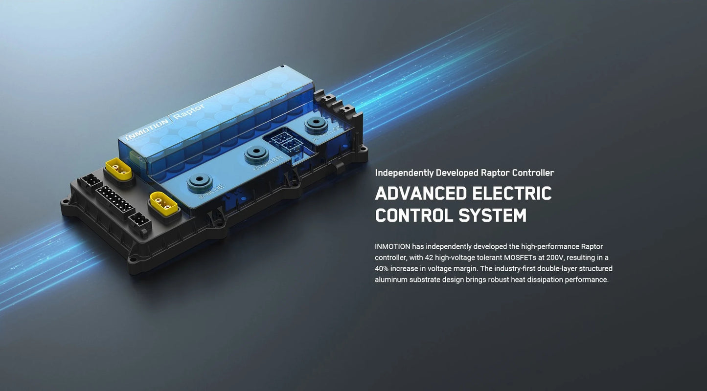 INMOTION Adventure V14 Electric Unicycle – 70km/h Speed, 2400Wh Battery, 9000W High Torque Motor